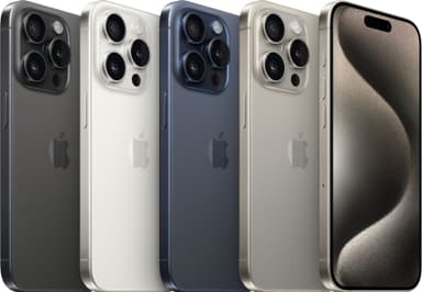 iPhone 15 Pro 5G smartphone 1TB svart titan