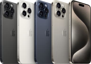 iPhone 15 Pro Max 5G smartphone 256GB vit titan