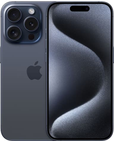 iPhone 15 Pro 5G smartphone 128GB blå titan