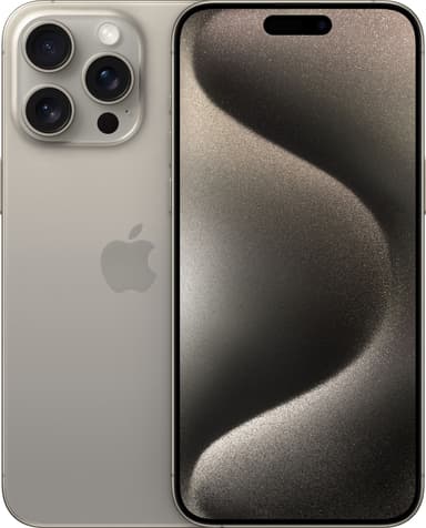 iPhone 15 Pro Max 5G smartphone 1TB naturlig titan - Elgiganten