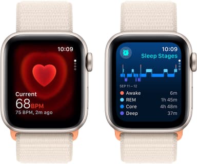Apple Watch SE 2nd Gen 40mm LTE (Starlight alu/Starlight sportloop)