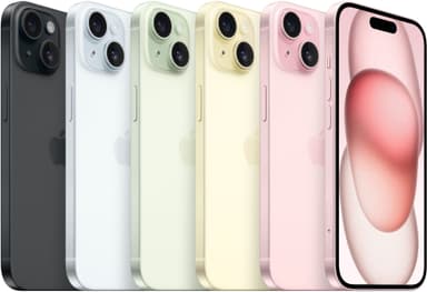 iPhone 15 – 5G smartphone 256GB blå