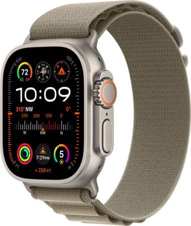 Apple Watch Ultra 2 49mm GPS+CEL Titanium S (Olive/Alpine Loop)