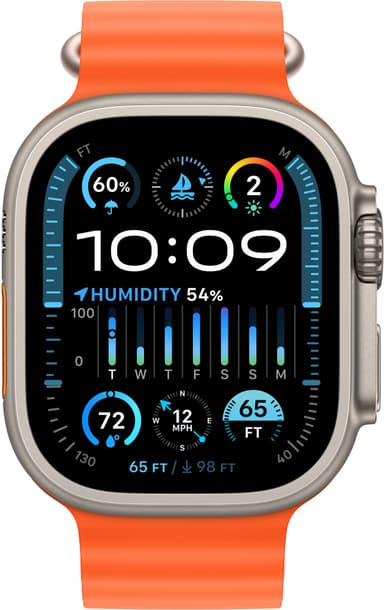 Apple Watch Ultra 2 49mm GPS+CEL Titanium (Orange/Ocean Band)