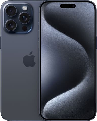 iPhone 15 Pro Max 5G smartphone 256GB blå titan