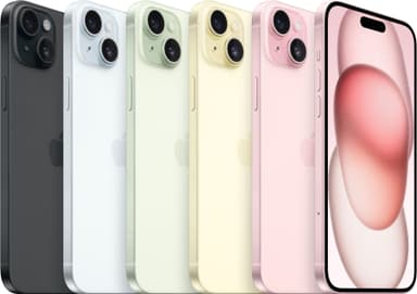 iPhone 15 Plus – 5G smartphone 128GB svart