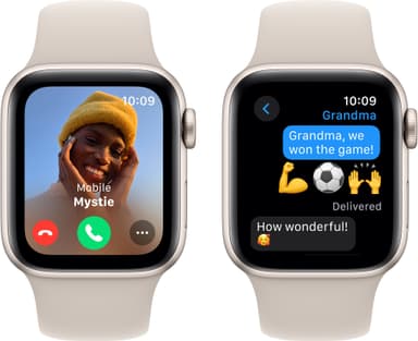 Apple Watch SE 2nd Gen 40mm GPS (Starlight/Starlight sportband M/L)
