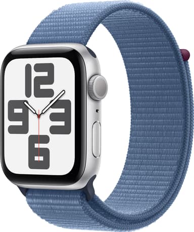 Apple Watch SE 2nd Gen 44mm GPS (Silver Alu/Winter blue sportloop)
