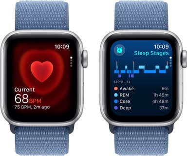 Apple Watch SE 2nd Gen 40mm GPS (Silver Alu/Winter blue sportloop)