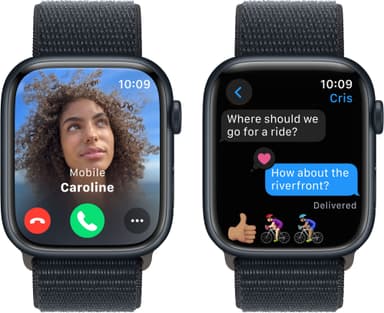 Apple Watch S9 45mm GPS+CEL (Midnight Alu/Midnight sportloop)