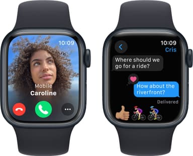 Apple Watch S9 45mm GPS+CEL (Midnight Alu/Midnight sportband) S/M