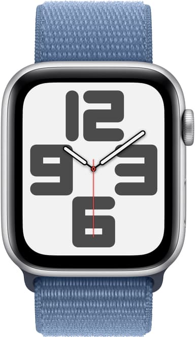 Apple Watch SE 2nd Gen 44mm LTE (Silver Alu/Winter blue sportloop)
