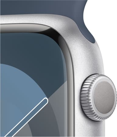 Apple Watch S9 45mm GPS (Silver Alu/Storm Blue sportband) S/M