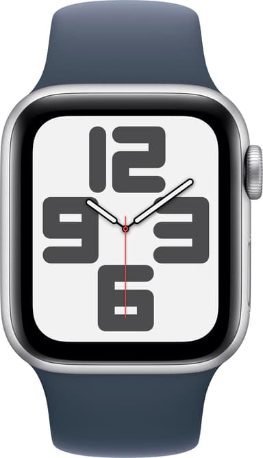 Apple Watch SE 2nd Gen 40mm GPS (Silver Alu/Storm blue sportband S/M)