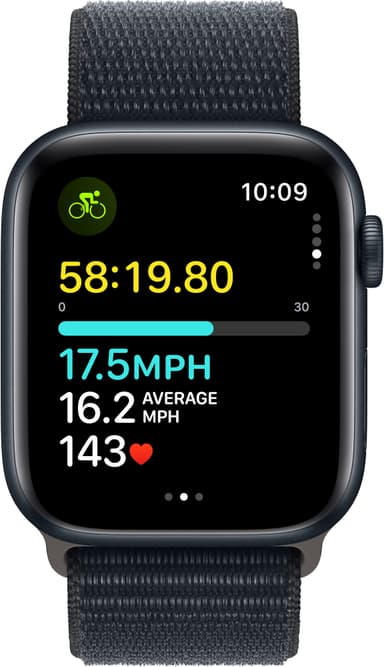 Apple Watch SE 2nd Gen 44mm LTE (Midnight Alu/Midnight sportloop)