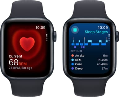Apple Watch SE 2nd Gen 44mm LTE (Midnight Alu/Midnight sportband S/M)