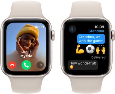 Apple Watch SE 2nd Gen 44mm GPS (Starlight/Starlight sportband M/L)