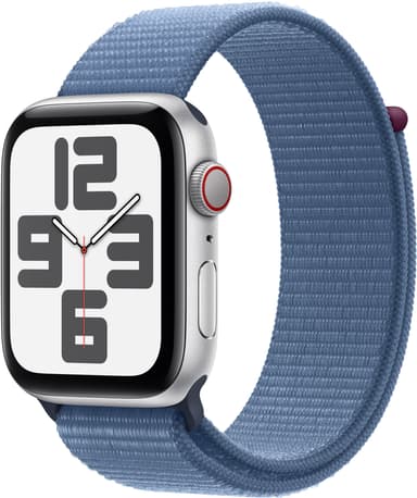 Apple Watch SE 2nd Gen 44mm LTE (Silver Alu/Winter blue sportloop)