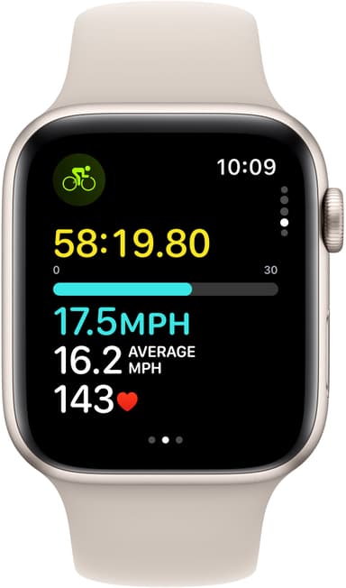 Apple Watch SE 2nd Gen 44mm LTE (Starlight/Starlight sportband M/L)