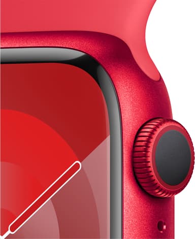 Apple Watch S9 41mm CEL (PRODUCT)RED Alu/(PRODUCT)RED sportband) M/L