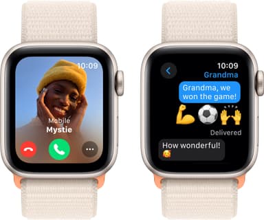 Apple Watch SE 2nd Gen 40mm GPS (Starlight Alu/Starlight sportloop)