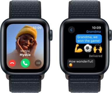 Apple Watch SE 2nd Gen 40mm GPS (Midnight Alu/Midnight sportloop)