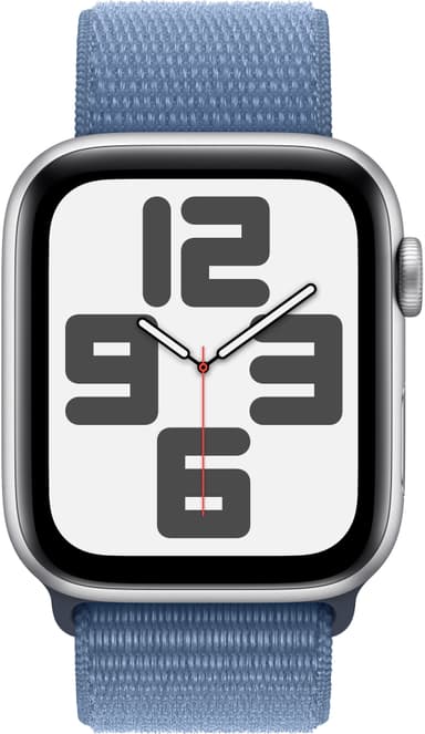 Apple Watch SE 2nd Gen 44mm GPS (Silver Alu/Winter blue sportloop)