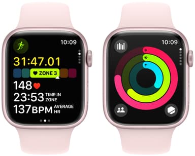 Apple Watch S9 45mm GPS (Pink Alu/Light sportband) M/L