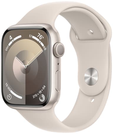 Apple Watch S9 45mm GPS (Starlight Alu/Starlight sportband) S/M