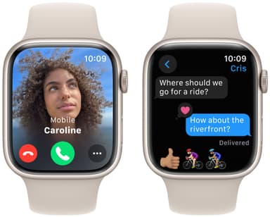 Apple Watch S9 45mm GPS (Starlight Alu/Starlight sportband) S/M