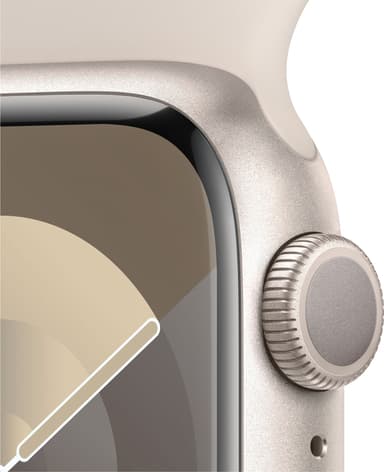 Apple Watch S9 41mm GPS (Starlight Alu/Starlight sportband) M/L