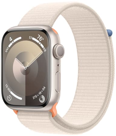 Apple Watch S9 45mm GPS (Starlight Alu/Starlight sportloop)