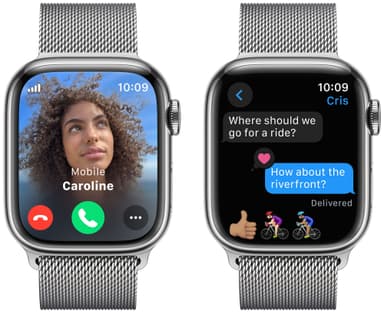 Apple Watch S9 45mm GPS+CEL (Silver Stainless/Silver Milanese Loop)