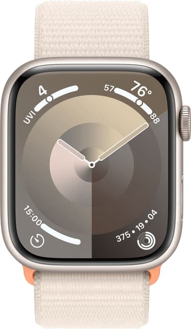 Apple Watch S9 45mm GPS+CEL (Starlight Alu/Starlight sportloop)