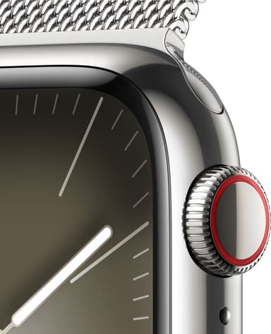 Apple Watch S9 45mm GPS+CEL (Silver Stainless/Silver Milanese Loop)