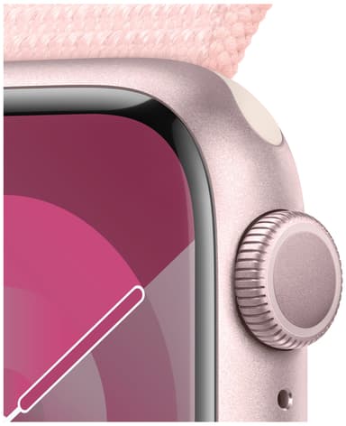 Apple Watch S9 41mm GPS (Pink Alu/Light Pink sportband) M/L