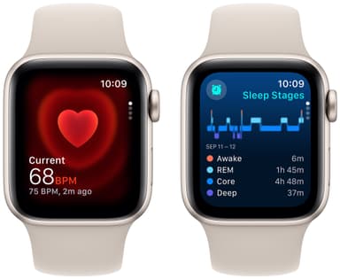 Apple Watch SE 2nd Gen 40mm GPS (Starlight/Starlight sportband M/L)