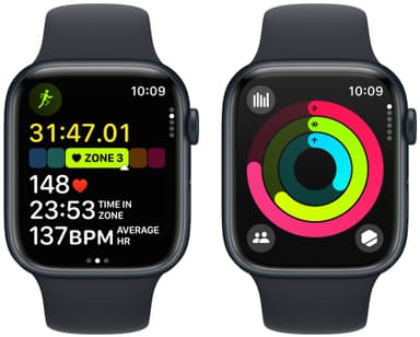 Apple Watch S9 45mm GPS (Midnight Alu/Midnight sportband) S/M