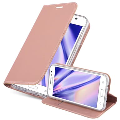 Samsung Galaxy J5 2015 Plånboksfodral Skal (Rosa)