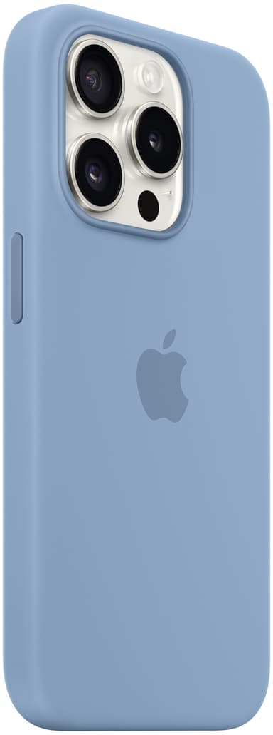 iPhone 15 Pro Silikonfodral med MagSafe (winter blue)