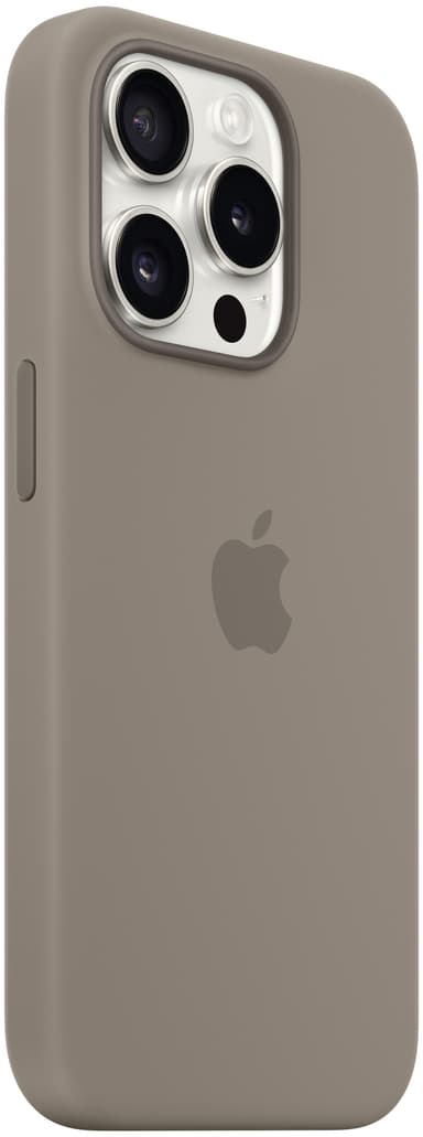 iPhone 15 Pro Silikonfodral med MagSafe (clay)