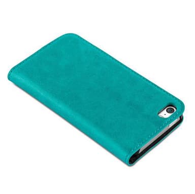 iPhone 5 / 5S / SE 2016 Plånboksfodral Skal (Turkos)