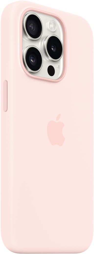 iPhone 15 Pro Silikonfodral med MagSafe (Light Pink)