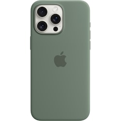 iPhone 15 Pro Max Silikonfodral med MagSafe (cypress)