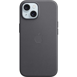 iPhone 15 FineWoven skal med MagSafe (svart)
