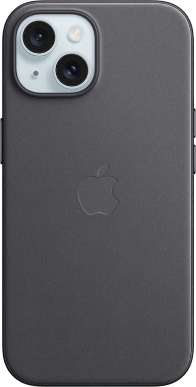 iPhone 15 FineWoven skal med MagSafe (svart)