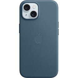 iPhone 15 FineWoven skal med MagSafe (Pacific Blue)