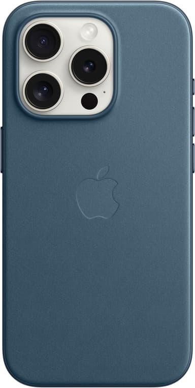 iPhone 15 Pro FineWoven skal med MagSafe (pacific blue)