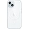 iPhone 15 transparent skal med MagSafe