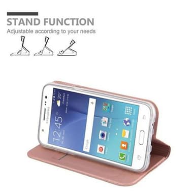 Samsung Galaxy J5 2015 Plånboksfodral Skal (Rosa)